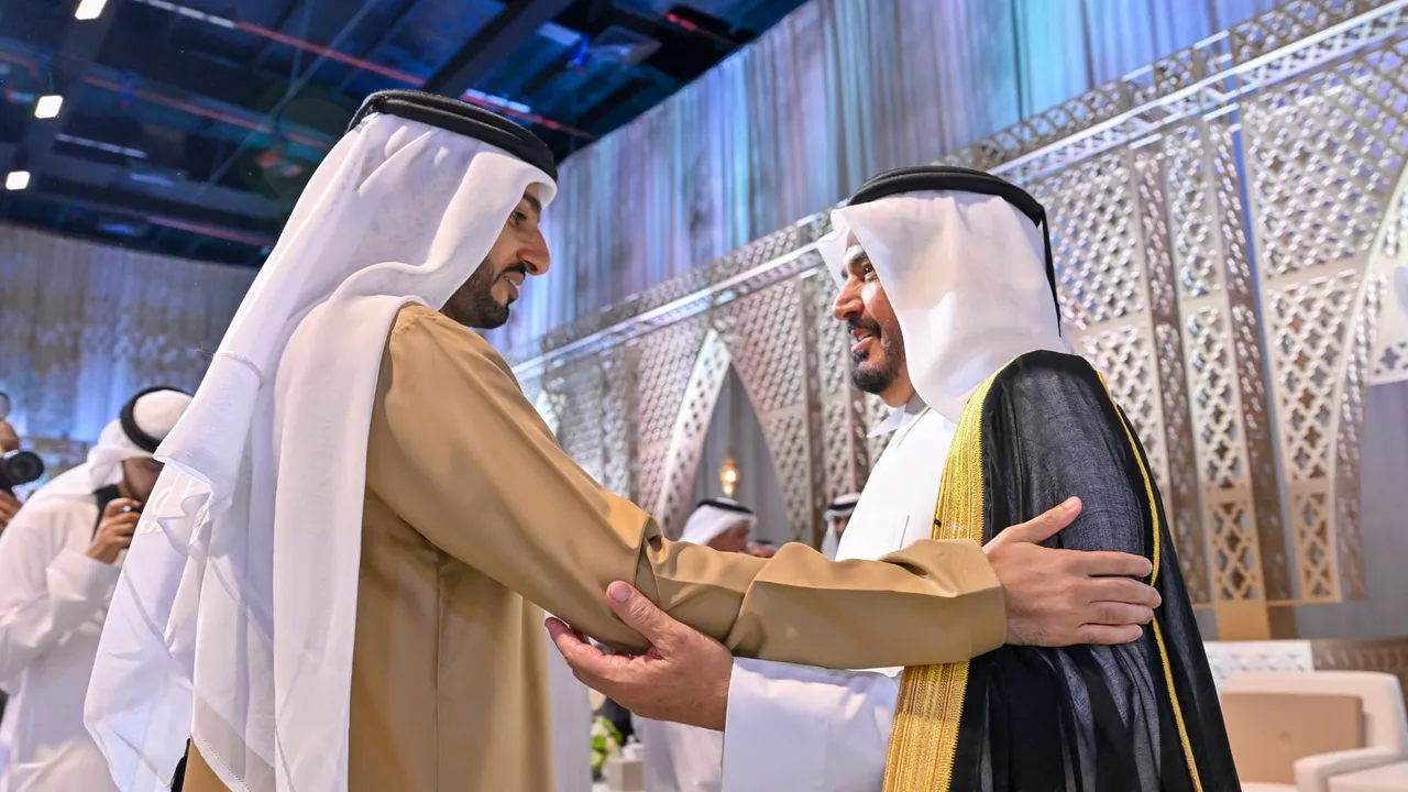 راشد بن حميد يشارك في مراسم احتفالات زفاف عائلة آل ثاني